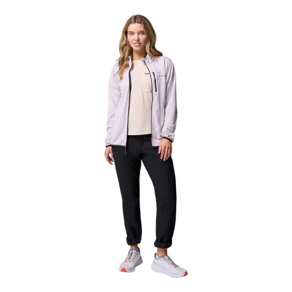 Columbia Womens/Ladies Hike Grid Full Zip Fleece Jacket / Lavender - Picture 4 of 4